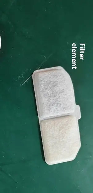 Filter element for Pawssibly Pets automatic pet water dispenser to ensure clean water