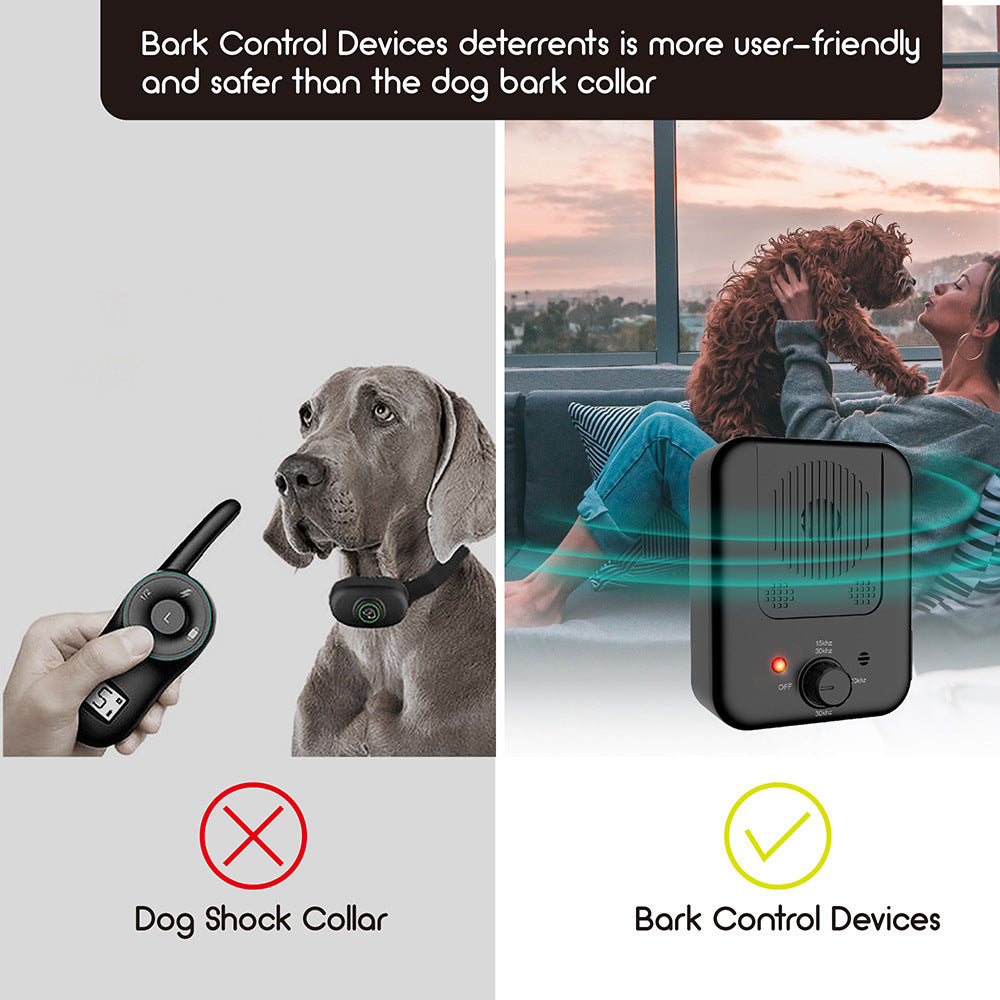 Pets Dog Anti Barking Device Pet Dog Ultrasonic Anti Barking Collars Repeller Outdoor Dogs Stop No Bark Control Training Device Supplies Pawssibly Pets