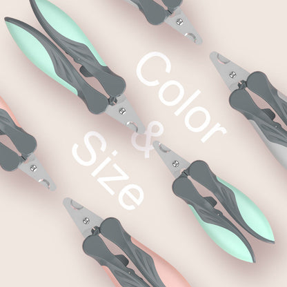 Pawssiblypets dog nail clippers with ergonomic handles in multiple colors for pet grooming