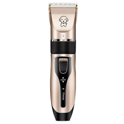 Pawssiblypets low noise pet shaver in gold with adjustable blade and on off switch